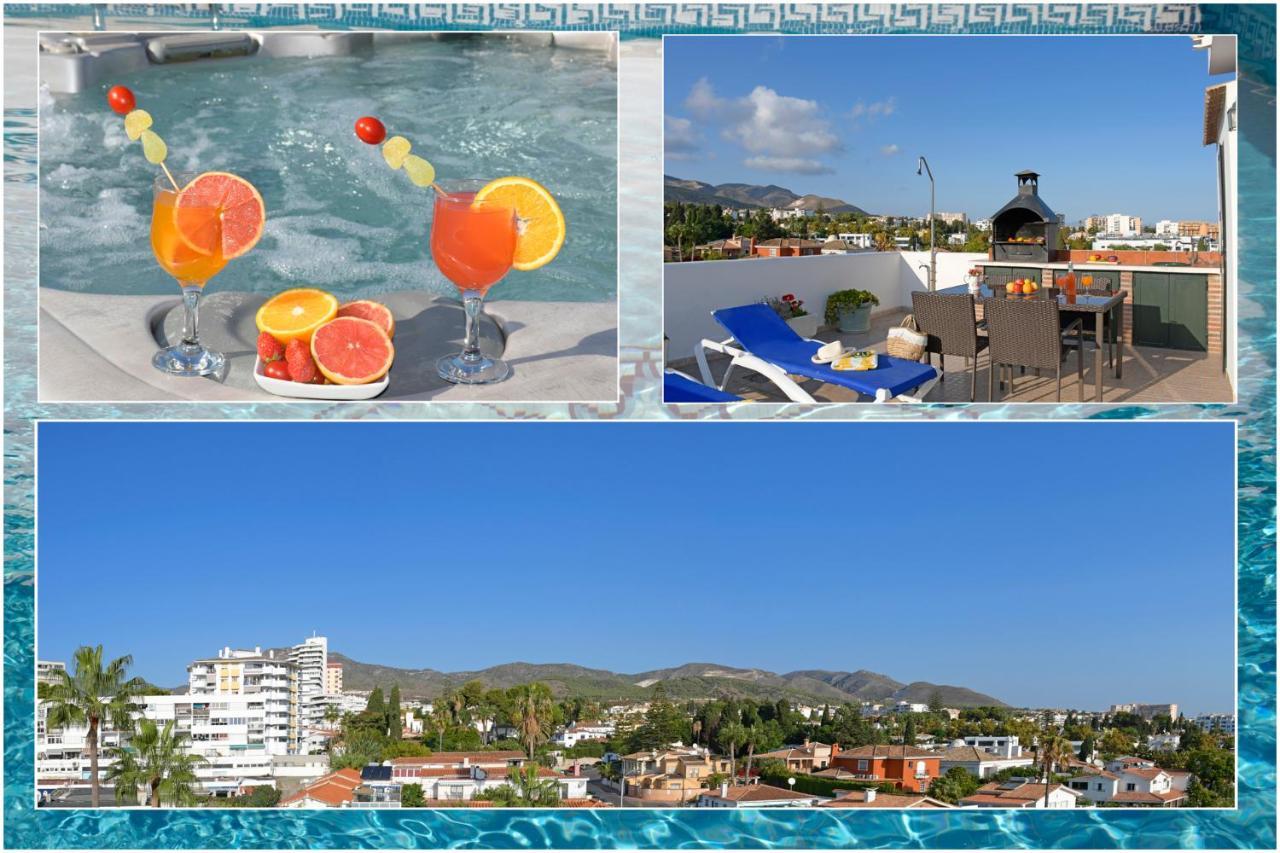 Appartamento Isla De Benalmadena 1, Jacuzzi, 80M From The Sea, Ac, Bbq, Private Parking, Big Terrace Esterno foto